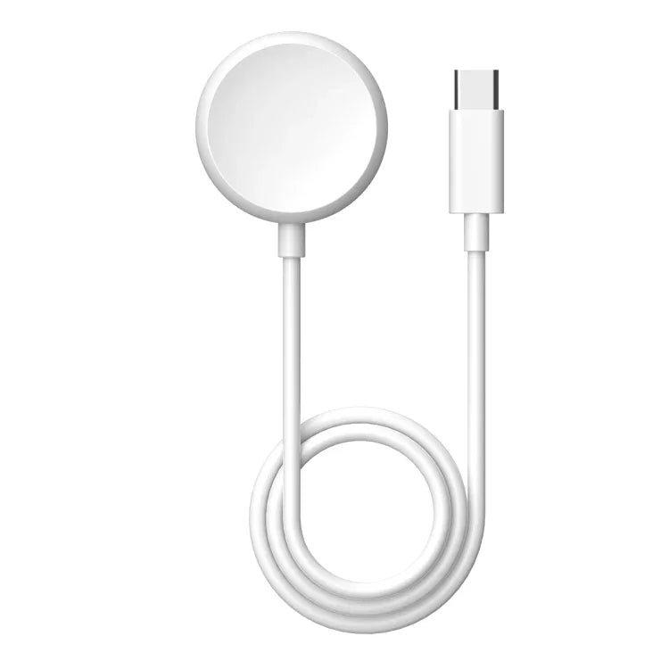 كابل شحن مغناطيسي للساعة الذكية، الطول: 1م، لمنفذ Type-C في Google Pixel Watch، لمنفذ USB في Google Pixel Watch