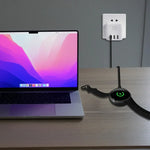 كابل شحن مغناطيسي للساعة الذكية، الطول: 1م، لمنفذ Type-C في Google Pixel Watch، لمنفذ USB في Google Pixel Watch