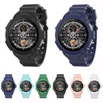 سوار ساعة سيليكون بلون صلب، لساعات Samsung Galaxy Watch5 مقاس 40 مم و44 مم