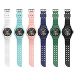 سوار ساعة سيليكون بلون صلب، لساعات Samsung Galaxy Watch5 مقاس 40 مم و44 مم