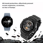سوار ساعة سيليكون بلون صلب، لساعات Samsung Galaxy Watch5 مقاس 40 مم و44 مم