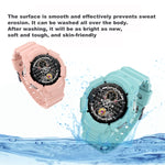 سوار ساعة سيليكون بلون صلب، لساعات Samsung Galaxy Watch5 مقاس 40 مم و44 مم
