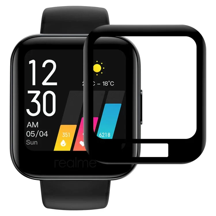 فيلم ساعة ناعم مركب ثلاثي الأبعاد، لـ Amazfit GTS 2E، لـ Fitbit Charge 5، لـ Garmin Fenix 7S، لـ Keep Band B2، لـ OPPO Watch Free، لـ OPPO Watch SE، لـ Realme Watch 2، لـ Realme Watch T1، لـ Realme Watch، لـ Google Pixel Watch