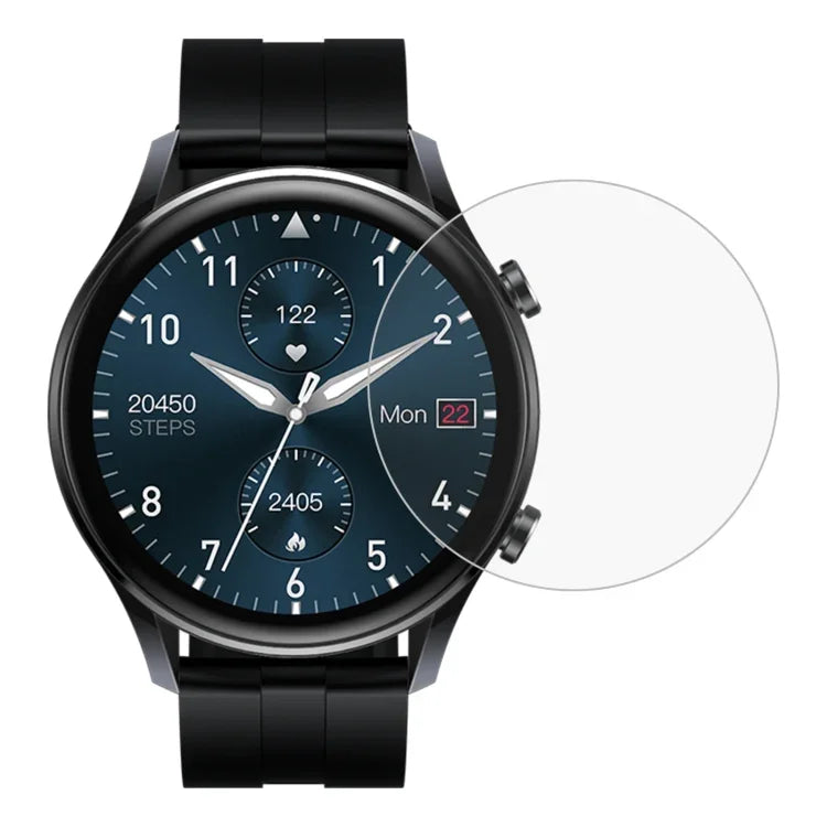 فيلم زجاجي مقسى لحماية شاشة ساعة Huawei Watch GT 2 مقاس 42مم، لـ Garmin Fenix 7S، لـ Realme Watch، لـ Amazfit Falcon، لـ Huawei Watch GT 2 42مم، لـ Huawei Watch GT 3 42مم، لـ Garmin Forerunner 158، لـ Garmin Instinct Crossover