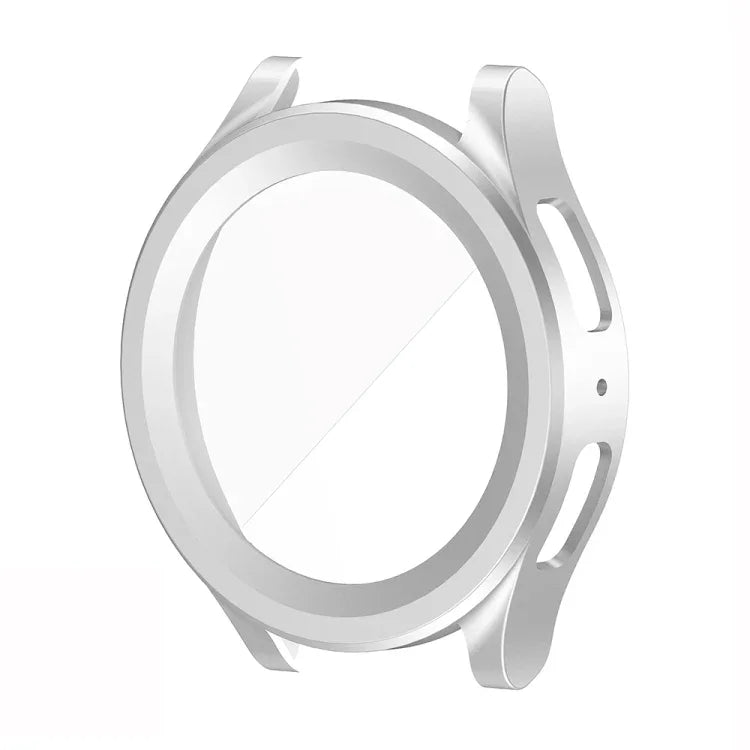 غطاء حماية ساعة من PC + فيلم مقسى بتقنية حقن الوقود، لساعات Samsung Galaxy Watch5 Pro مقاس 45 مم