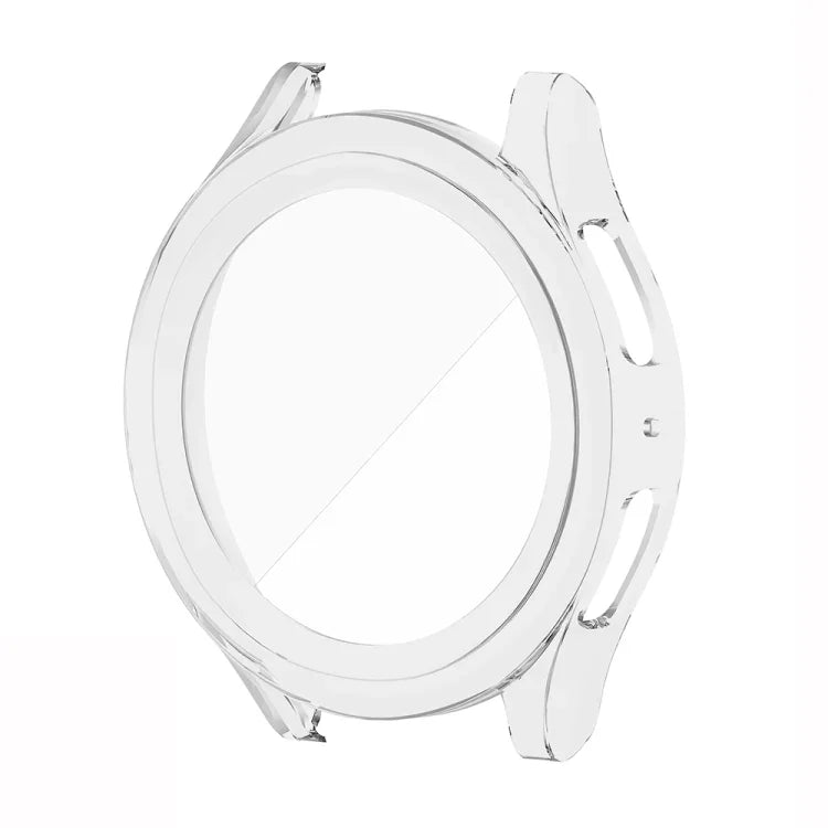 غطاء حماية ساعة من PC + فيلم مقسى بتقنية حقن الوقود، لساعات Samsung Galaxy Watch5 Pro مقاس 45 مم