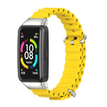 MIJOBS CS Marine Silicone Breathable Watch Band, For Huawei Band 6 / Honor Band 6, For Huawei Band 7 / 7 NFC