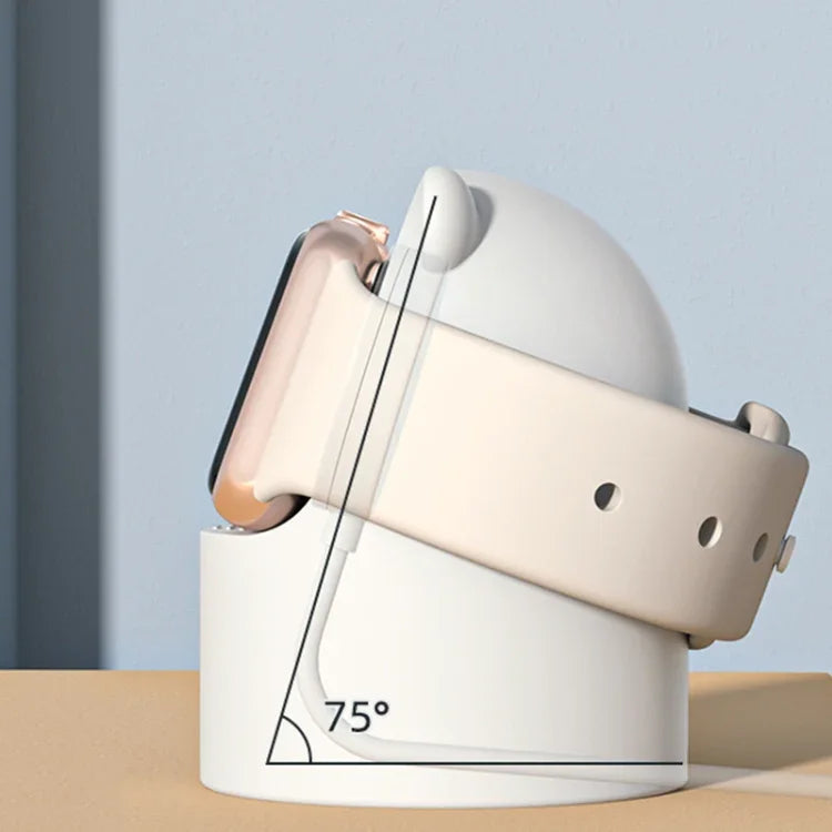 For Apple Watch Smart Watch Silicone Charging Holder without Charger