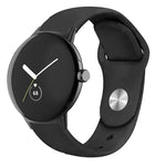 Solid Color Reverse Buckle Silicone Watch Band, For Google Pixel Watch 4 / 3 / 2 / 1 41mm