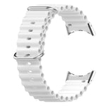 سوار ساعة من السيليكون بلون المحيط، لساعات Google Pixel Watch 4 / 3 / 2 / 1 41 مم
