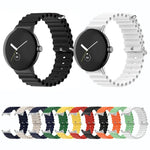 سوار ساعة من السيليكون بلون المحيط، لساعات Google Pixel Watch 4 / 3 / 2 / 1 41 مم