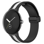 سوار ساعة سيليكون قابل للطي بلونين، لساعة Google Pixel 4 / 3 / 2 / 1 41مم