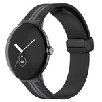 سوار ساعة سيليكون قابل للطي بلونين، لساعة Google Pixel 4 / 3 / 2 / 1 41مم