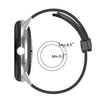سوار ساعة سيليكون بمشبك قابل للطي بلون موحد، لساعة Google Pixel 4 / 3 / 2 / 1 41مم