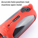غطاء سيليكون لمكبر صوت بلوتوث مع تأثير إضاءة ملونة وحزام كتف، لـ JBL Pulse 5 أسود، لـ JBL Pulse 5 أحمر، لـ JBL Pulse 5 أزرق