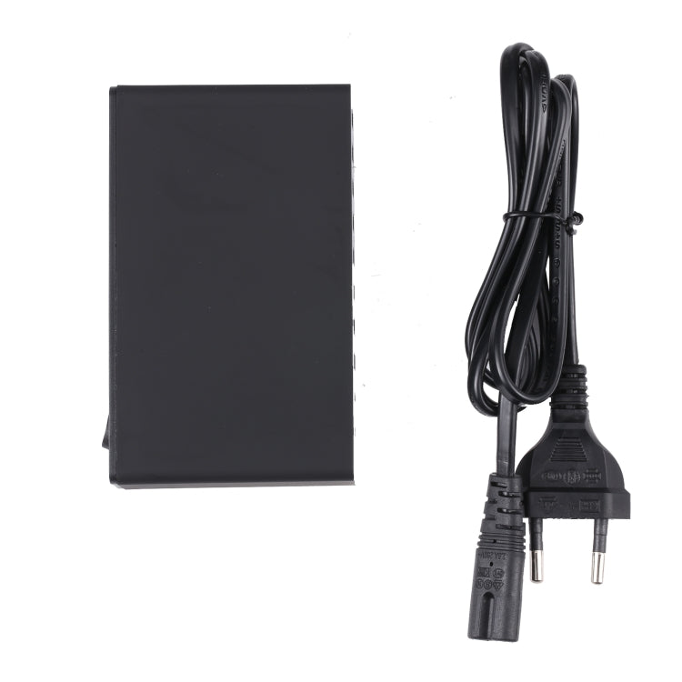 شاحن ذكي سريع 10 في 1 65 واط QC3.0 USB، قابس الولايات المتحدة، قابس المملكة المتحدة، قابس أستراليا