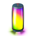 مكبر صوت HOPESTAR P49 Tone Pulse مقاوم للماء مع إضاءة RGB وبلوتوث، P49(أزرق)، P49(أسود)، P49(رمادي)
