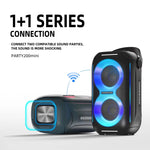 مكبر صوت HOPESTAR Party200 mini محمول مع إضاءة Tone Pulse RGB وبلوتوث، Party200 mini
