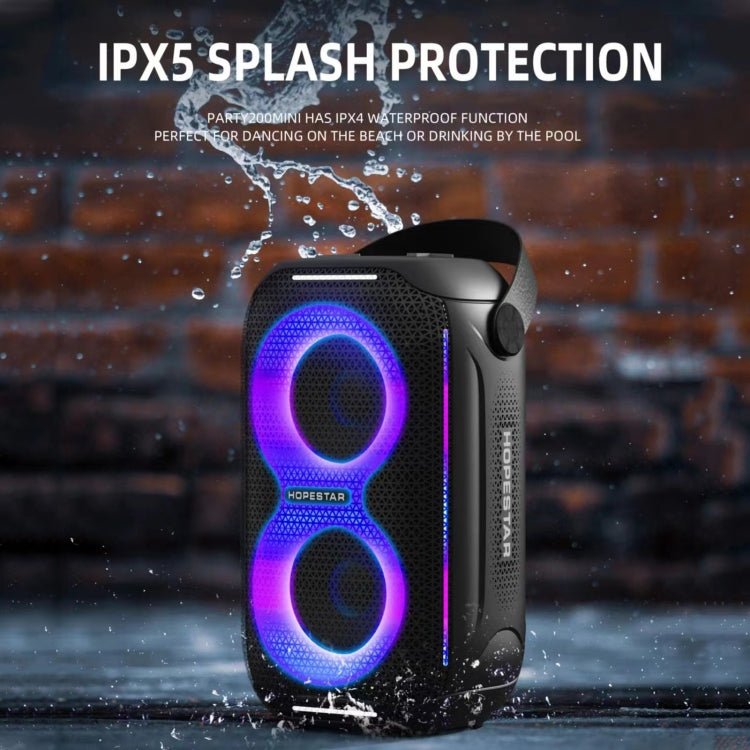 مكبر صوت HOPESTAR Party200 mini محمول مع إضاءة Tone Pulse RGB وبلوتوث، Party200 mini