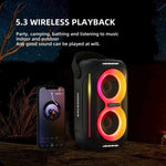 مكبر صوت HOPESTAR Party200 mini محمول مع إضاءة Tone Pulse RGB وبلوتوث، Party200 mini
