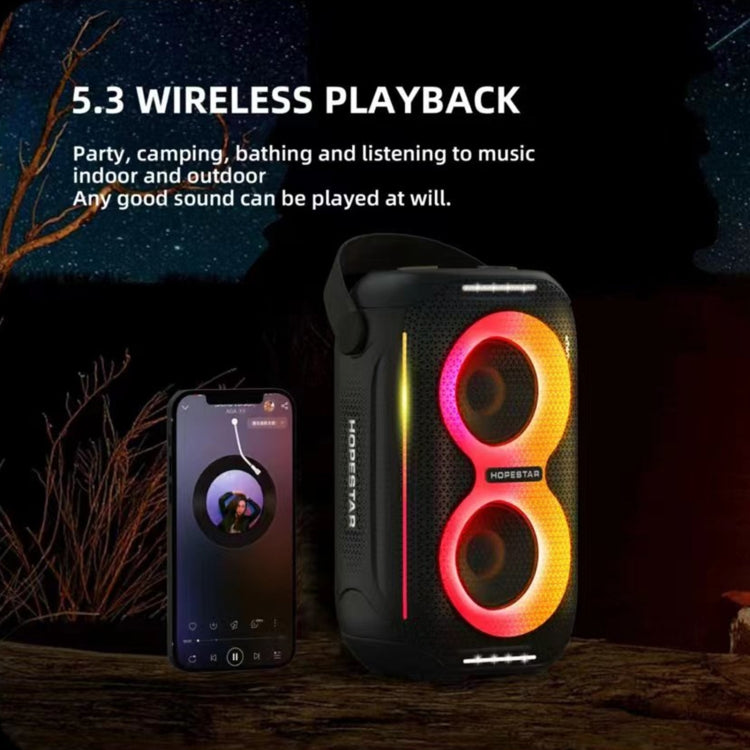 مكبر صوت HOPESTAR Party200 mini محمول مع إضاءة Tone Pulse RGB وبلوتوث، Party200 mini
