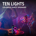 مكبر صوت HOPESTAR Party200 mini محمول مع إضاءة Tone Pulse RGB وبلوتوث، Party200 mini