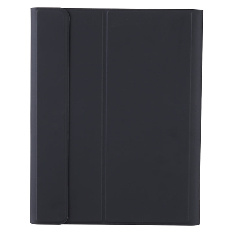 حافظة واقية بلون حلوى من TPU مع لوحة مفاتيح بلوتوث فائقة النحافة وحامل وفتحة قلم لجهاز iPad Air / Pro 10.5 بوصة (2019)، T102B