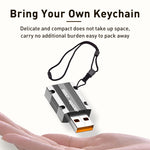 محول مستقيم من Type-C أنثى إلى USB 3.0 ذكر بقوة 120 واط من سبائك الزنك، Type-C أنثى إلى USB 3.0 ذكر مستقيم