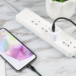 شاحن سريع 20 واط PD USB-C/Type-C، المواصفات: قابس الولايات المتحدة، قابس الولايات المتحدة