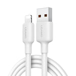 كابل شحن ونقل بيانات USB إلى 8 بن بطول 2م من USAMS موديل US-SJ604 U84 2.4A