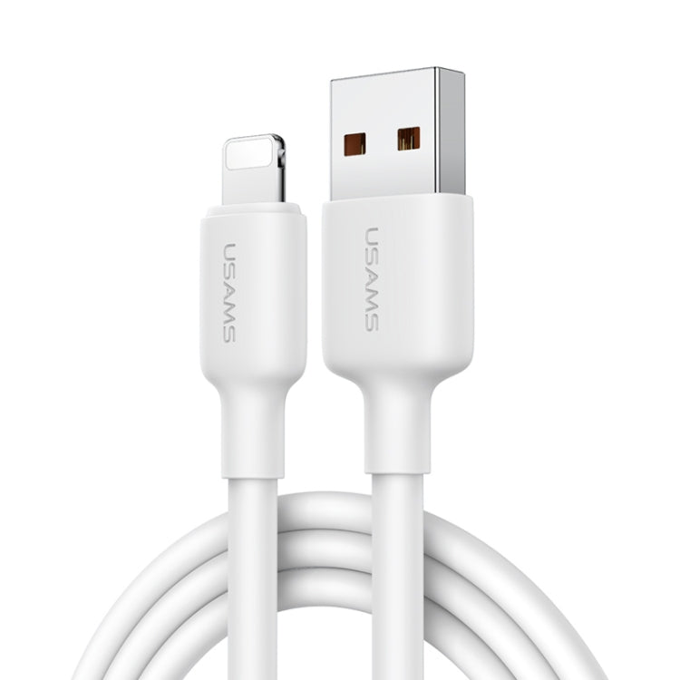 كابل شحن ونقل بيانات USB إلى 8 بن بطول 2م من USAMS موديل US-SJ604 U84 2.4A
