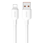 كابل شحن ونقل بيانات USB إلى 8 بن بطول 2م من USAMS موديل US-SJ604 U84 2.4A