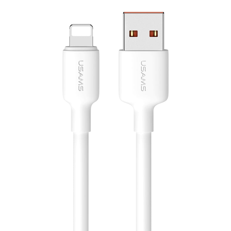 كابل شحن ونقل بيانات USB إلى 8 بن بطول 2م من USAMS موديل US-SJ604 U84 2.4A