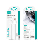 كابل شحن ونقل بيانات USB إلى 8 بن بطول 2م من USAMS موديل US-SJ604 U84 2.4A