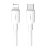 كابل شحن بيانات USAMS US-SJ610 U84 PD20W USB-C / Type-C إلى 8 دبابيس، PD20W 8 دبابيس 1 متر