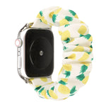 سوار ساعة من القماش وحلقة شعر من الفولاذ المقاوم للصدأ، لسلسلة Apple Watch 8 و7 مقاس 41 مم / SE 2 و6 وSE و5 و4 مقاس 40 مم / 3 و2 و1 مقاس 38 مم، لساعات Apple Watch Ultra مقاس 49 مم / سلسلة 8 و7 مقاس 45 مم / SE 2 و6 وSE و5 و4 مقاس 44 مم / 3 و2 و1 مقاس 42 مم
