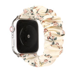سوار ساعة من القماش وحلقة شعر من الفولاذ المقاوم للصدأ، لسلسلة Apple Watch 8 و7 مقاس 41 مم / SE 2 و6 وSE و5 و4 مقاس 40 مم / 3 و2 و1 مقاس 38 مم، لساعات Apple Watch Ultra مقاس 49 مم / سلسلة 8 و7 مقاس 45 مم / SE 2 و6 وSE و5 و4 مقاس 44 مم / 3 و2 و1 مقاس 42 مم