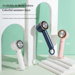 U16 Portable Handheld Cooling Electric Fan, U16 (Blue), U16 (White), U16 (Pink)