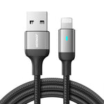 كابل شحن سريع 2.4A USB-A إلى 8 بن من سلسلة Extraordinary من JOYROOM S-UL012A10، 20 واط 8 بن، 1.2م