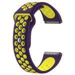 For Fitbit Versa Two-tone Silicone Replacement Wrist Strap Watchband