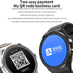 BM01 ساعة ذكية مقاومة للماء بمعيار IP68 بحزام سيليكون 1.45 بوصة تدعم مكالمات البلوتوث / NFC، حزام سيليكون (فضي)، حزام سيليكون (أسود)