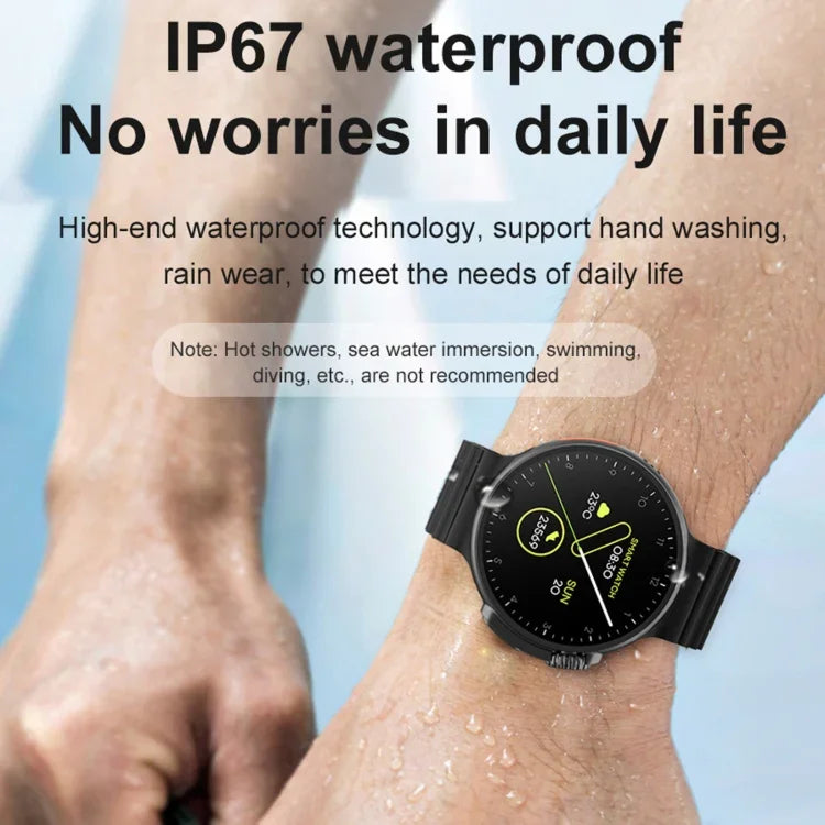 K9 Ultra Pro ساعة ذكية مقاومة للماء بمعيار IP67 بحزام سيليكون 1.39 بوصة تدعم مكالمات البلوتوث / NFC