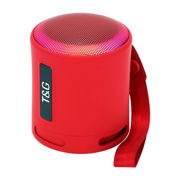 مكبر صوت T&G TG373 محمول خارجي مع إضاءة LED RGB متعددة الألوان ومضخم صوت بلوتوث لاسلكي