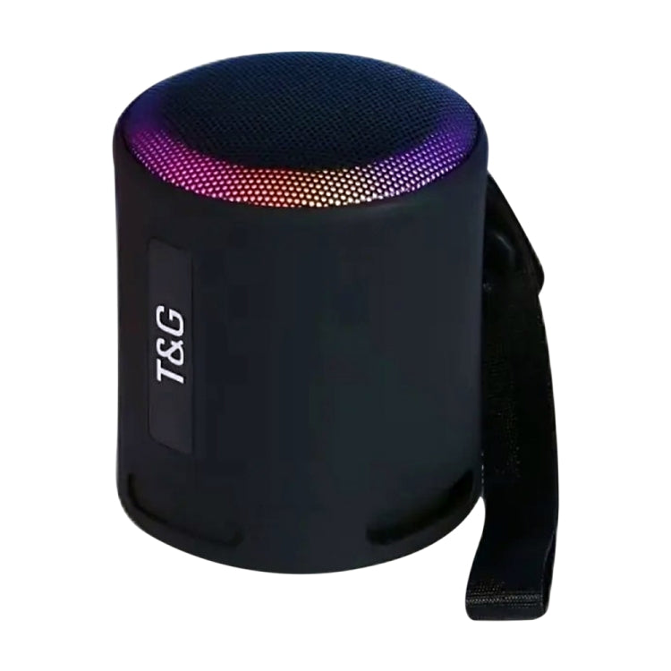 مكبر صوت T&G TG373 محمول خارجي مع إضاءة LED RGB متعددة الألوان ومضخم صوت بلوتوث لاسلكي