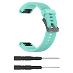 For Garmin Fenix 5S (20mm) Silicone Replacement Wrist Strap Watchband