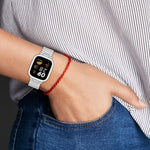 2 in 1 Three-bead Metal Watch Band with Watch Frame, For Xiaomi Redmi Watch 3 / Mi Watch Lite 3