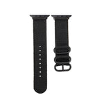 سوار ساعة من القماش الأسود مع إبزيم، لسلسلة Apple Watch 8&7 مقاس 41مم، لسلسلة Apple Watch 8&7 مقاس 45مم