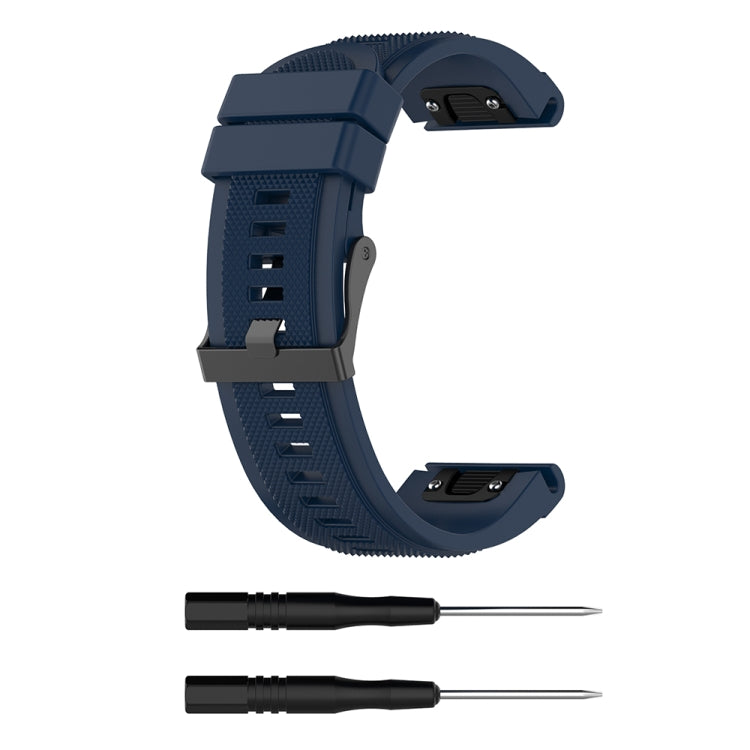 For Garmin Fenix 5X (26mm) Fenix3 / Fenix3 HR Silicone Replacement Wrist Strap Watchband