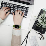 سوار ساعة ذكي مغناطيسي من السيليكون، لسلسلة Apple Watch 8&7 مقاس 41مم، لسلسلة Apple Watch 8&7 مقاس 45مم