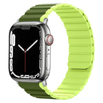 سوار ساعة ذكي مغناطيسي من السيليكون، لسلسلة Apple Watch 8&7 مقاس 41مم، لسلسلة Apple Watch 8&7 مقاس 45مم